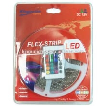 LED Strip Light Kit and LED Strip Light Blister Package with Controller and Remote